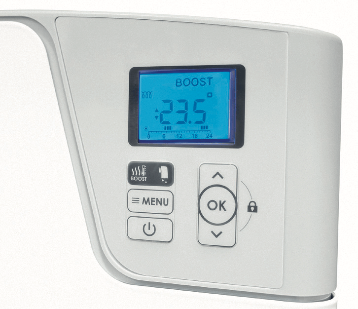 digital - LCD thermostat Atlantic Timelis Chrome